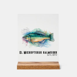 Watercolor Series: Bass