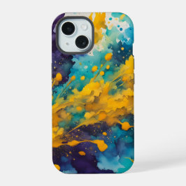 Watercolor Splashes Background