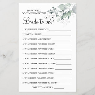 Watercolor Você conhece bem o cartão de noiva