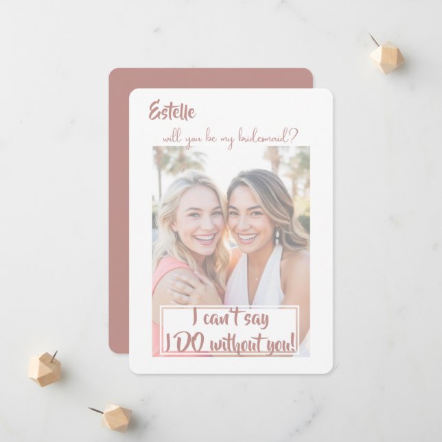 Watercolor Você será meu cartão de licitação (Frente/Verso In Situ)