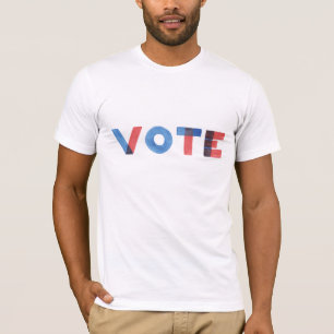 Watercolor VOTE Camiseta masculina