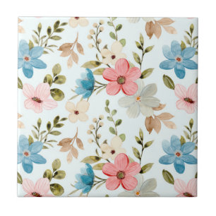 Watercolor Wildflower Floral Pattern-67676