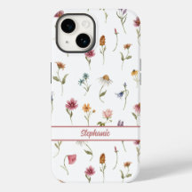 Watercolor Wildflower Girly Girl Nome Floral