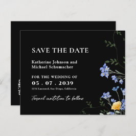 Watercolor Wildflower QRcode Weding A Data