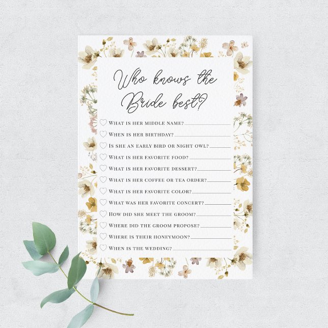 Watercolor Wildflower que conhece o Cartão (Criador carregado)