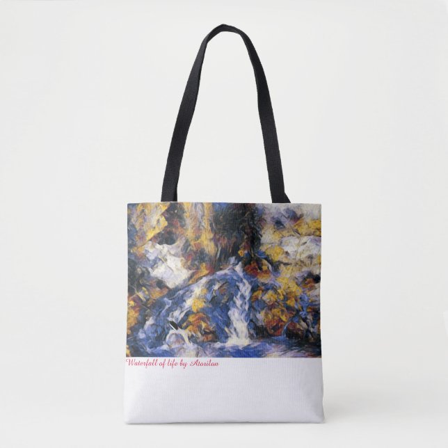 Waterfall of life - Artist - Atorilon Tote Bag (Frente)