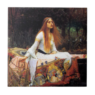 Waterhouse a senhora do azulejo de Shalott
