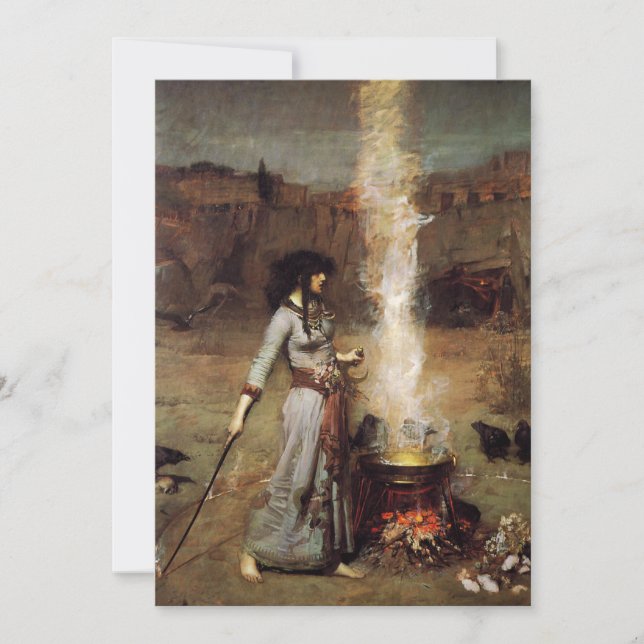 Waterhouse As Convites Ao Círculo Mágico (Frente)