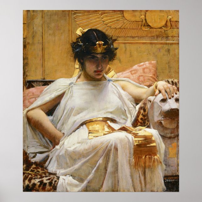 Waterhouse Cleopatra Poster (Frente)