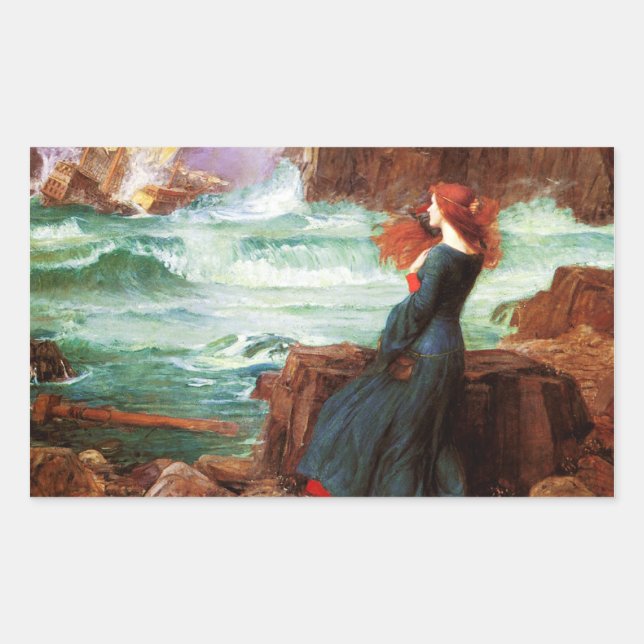 Waterhouse Miranda as etiquetas da tempestade (Frente)