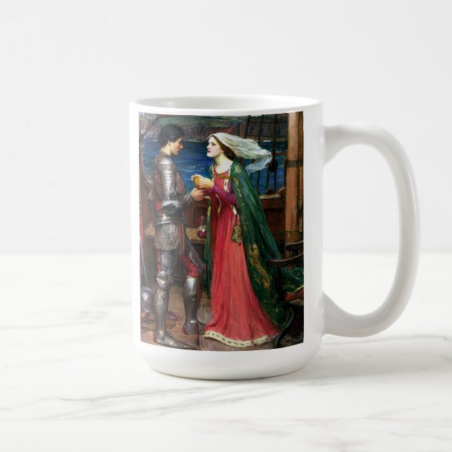 Waterhouse Tristan e caneca de Isolde (Direita)