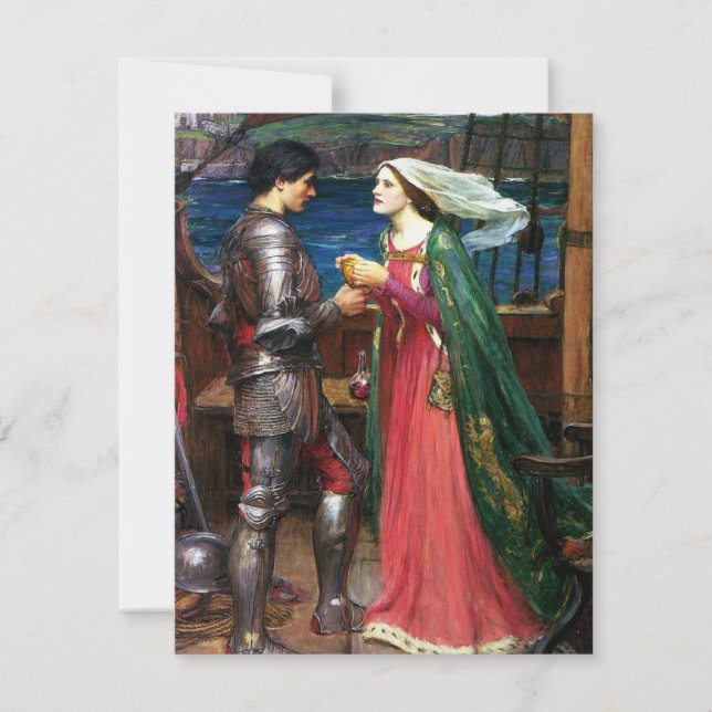 Waterhouse Tristan e convites de Isolde (Frente)
