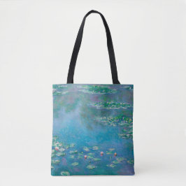 "WATERLIES" 1840 CLAUDE MONET TOTE BAG
