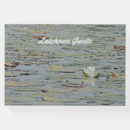 Waterlily Pond Lake Flower I — Livro de convidados
