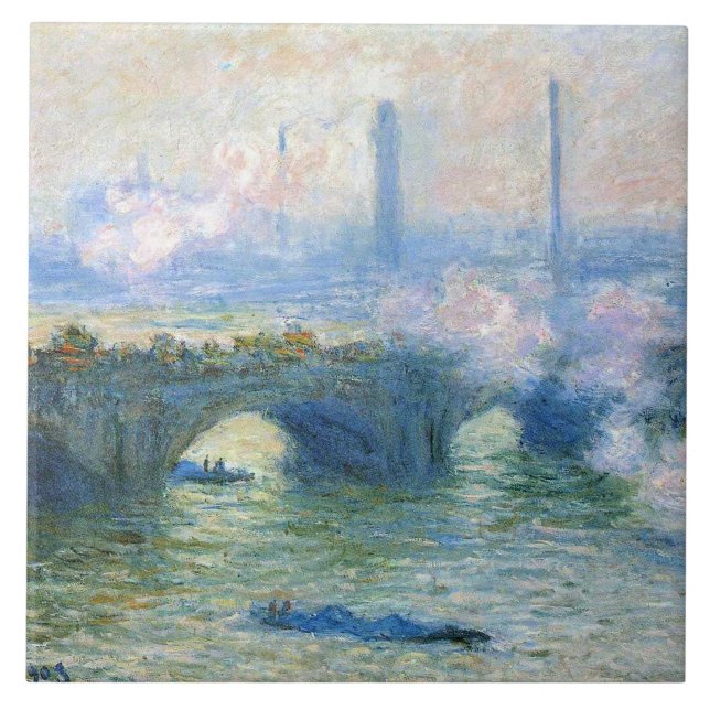 Waterloo Bridge, Londres, por Claude Monet (Frente)