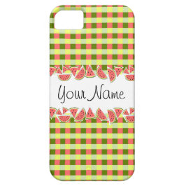 Watermelon Verifique seu nome capas de iphone