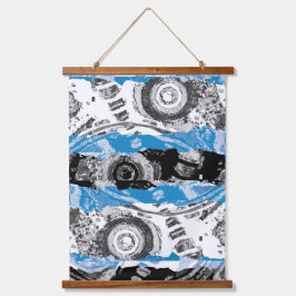 Wave Mechanism – Custom Wood Topped Wall Tapestry 