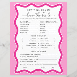 Wave Pink Como Você Conhece O Jogo Da Noiva?