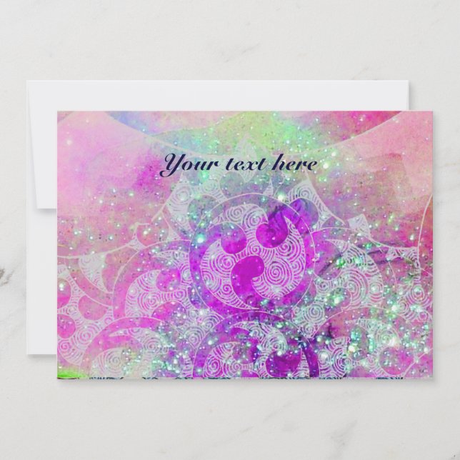 WAVES, brilho cor-de-rosa azul roxo brilhante (Frente)