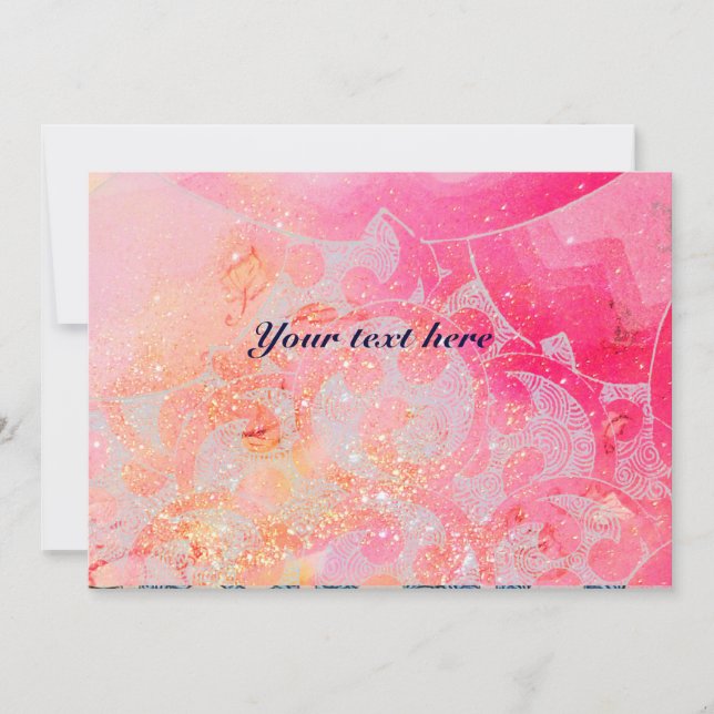 WAVES, faíscas cor-de-rosa azul violeta vermelho v (Frente)