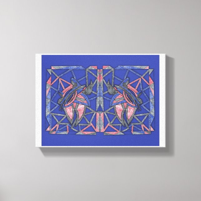 Waves of Expression Abstract Canvas Art (Frente)