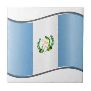 Wavy Guatemala Flag