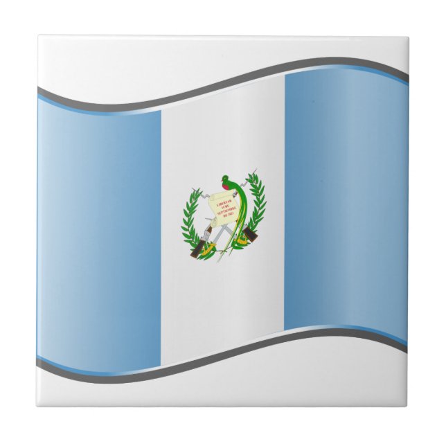 Wavy Guatemala Flag (Frente)