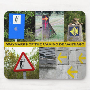 Waymarks do Camino de Santiago Mousepad