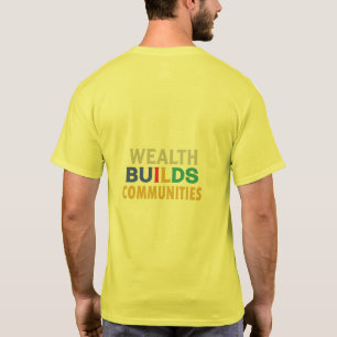 Wealth constrói design de camiseta das Comunidades