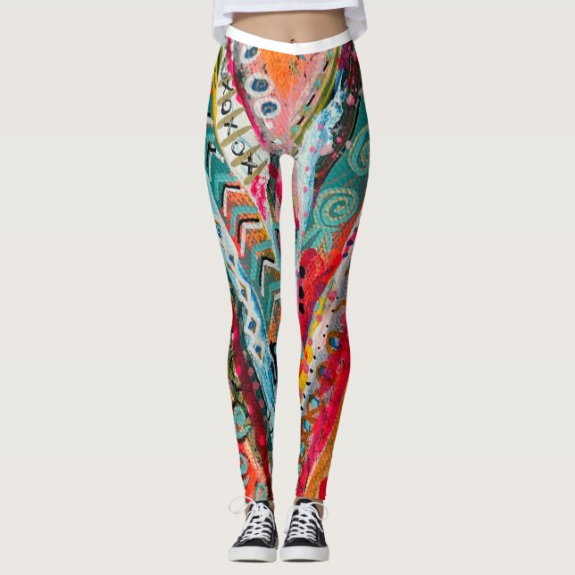 Wear Your Love leggings - Original Art - love wins (Frente)