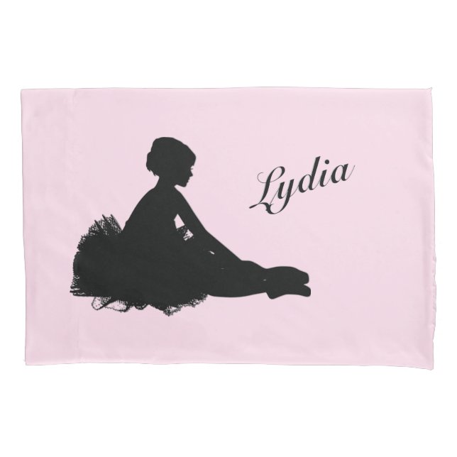 Weary Ballerina Personalizada com Nome Rosa (Frente)