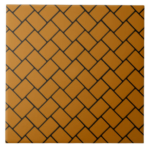 Weave de cesta alaranjado queimado 2