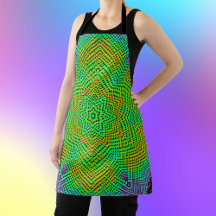 Weave Mandala Orange Green e Blue