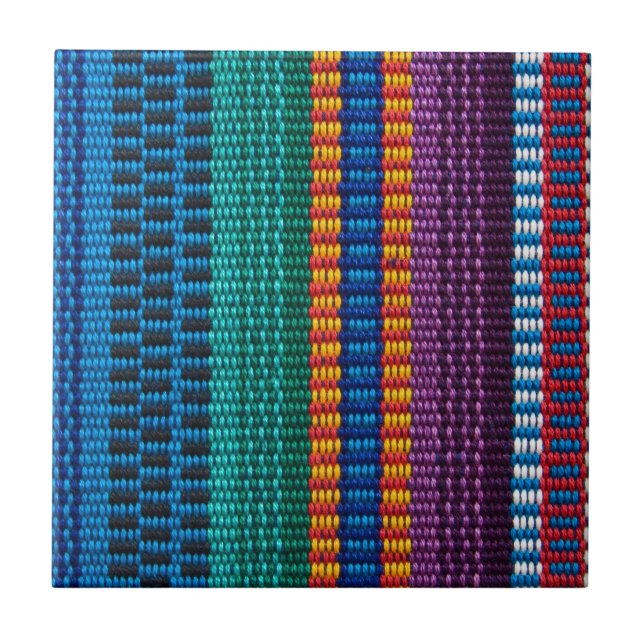 Weave tradicional do tecido de Guatemala (Frente)