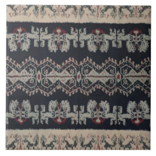 Weavings tribais indonésios Indonésia de matéri