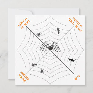 Web Party do Spider em My Place - Convite de festa