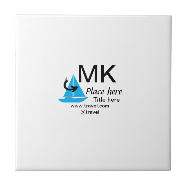 Web site do agente do viagem da seta preta do barc (Frente)