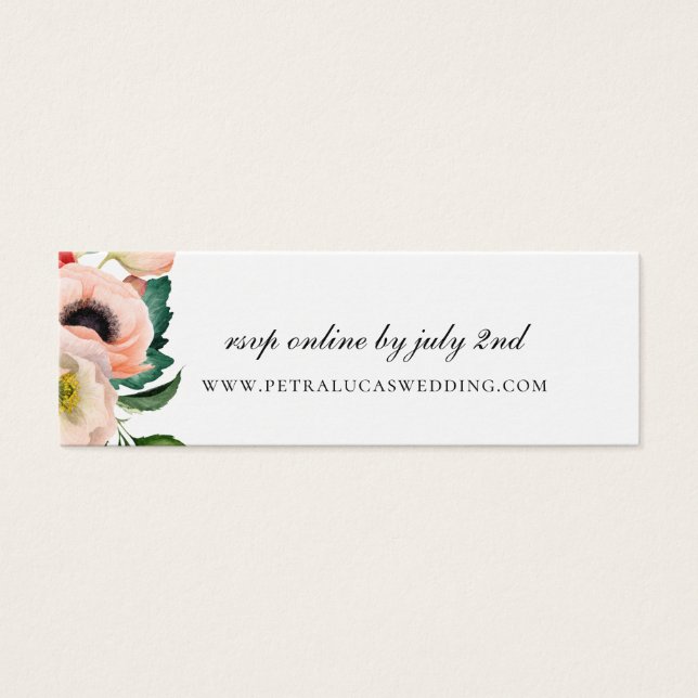 Website de Casamento Bohemian Blooms RSVP (Frente)