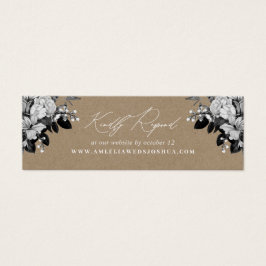 Website de Casamento Floral de Chic Rustic Industr