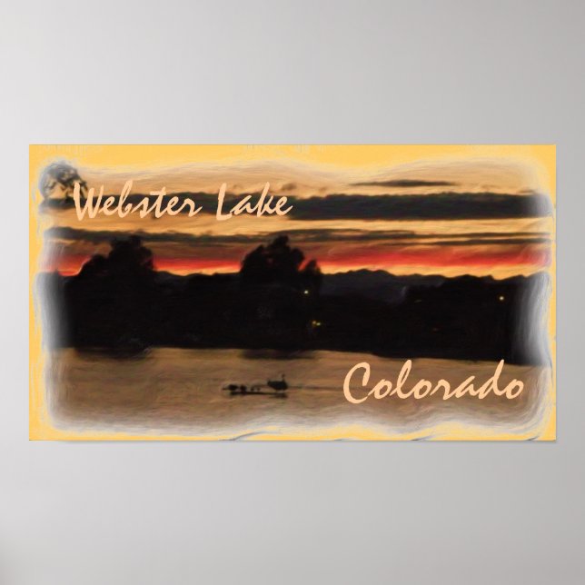 Webster Lake Colorado poster (Frente)