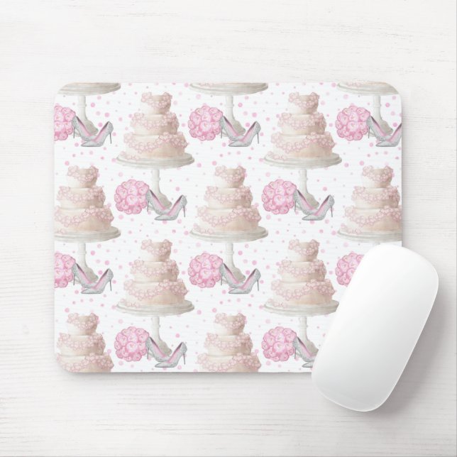 Wedding Cake Mousepad (Com mouse)