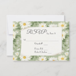 Wedding Daisies RSVP