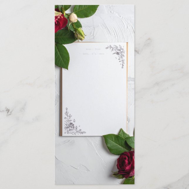 wedding menu (Frente)