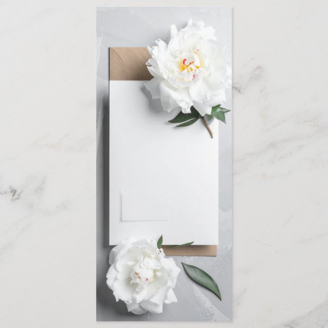 wedding menu (Verso)