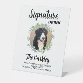 Wedding Signature Drink Dog Photo