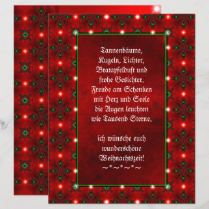 Weihnachtsgedicht Deutsch, Adicione Seu Texto