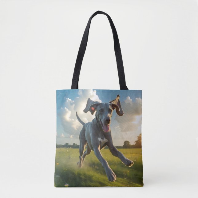 Weimaraner Elegante Tote Bag (Frente)
