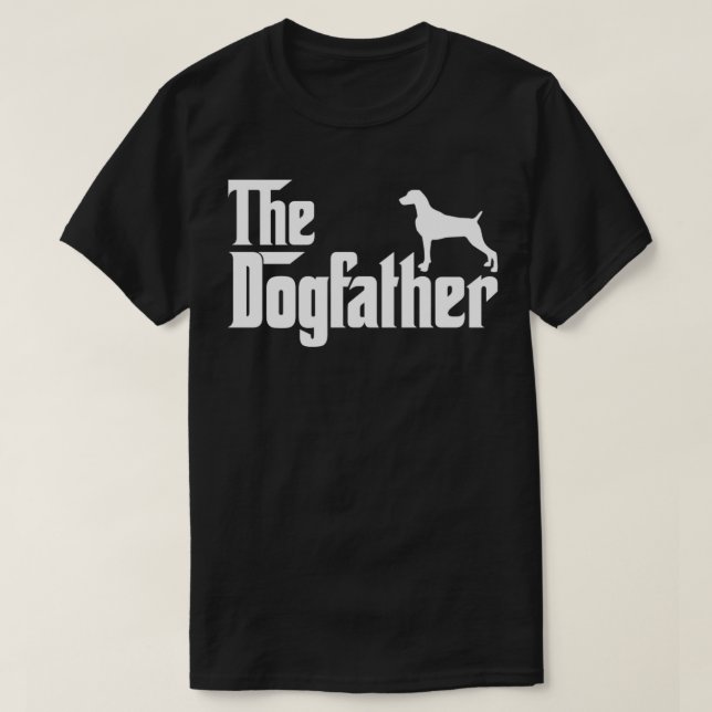 Weimaraner Lover Dift CachorroPadre Pullover (Frente do Design)