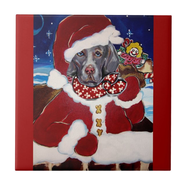 Weimaraner Papai Noel (Frente)
