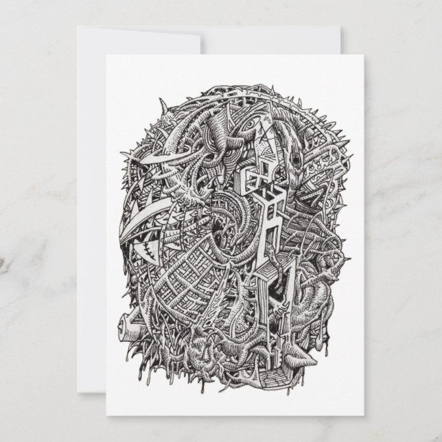 Weirdhead de Brian Benson Flat Card (Frente)